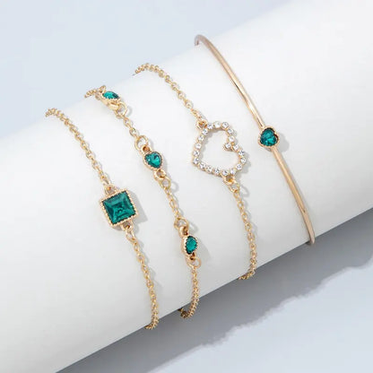 Inlaid Bracelet Jewelry Set