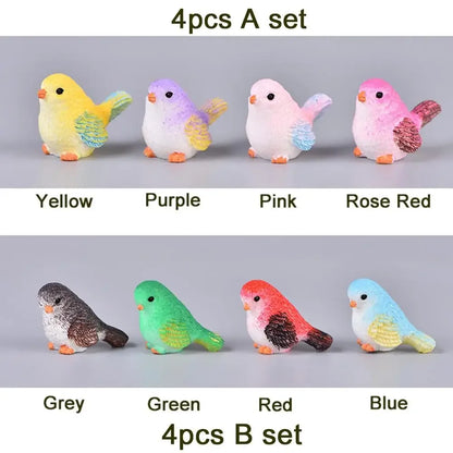 4 Pcs/set Resin Home Ornament