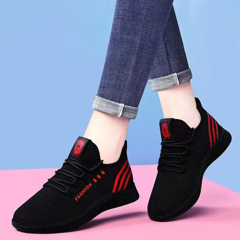 Summer Women's Black Shoes Sneakers